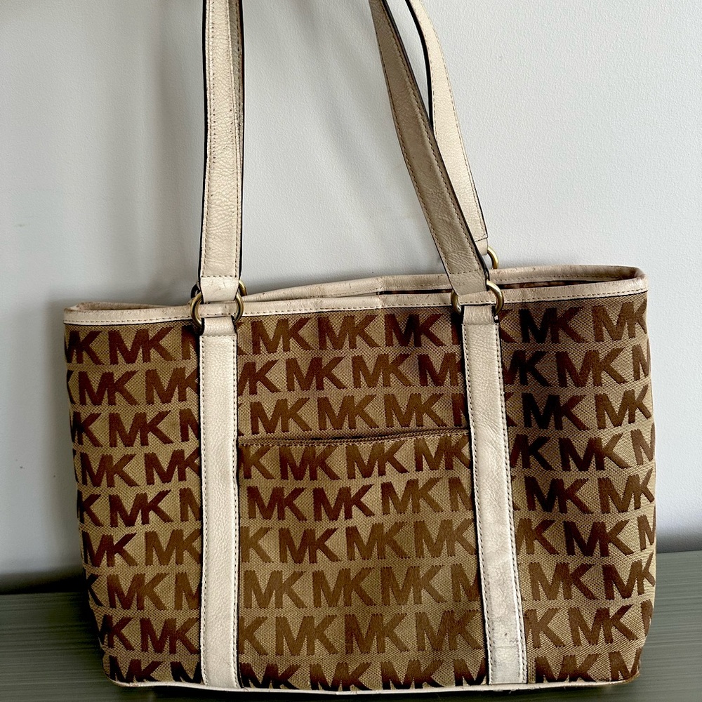 Michael kors beige brown purse 👜